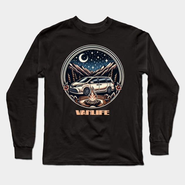 Camp Toyota Sienna Long Sleeve T-Shirt by Tofuvanman